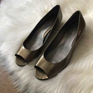 Cole Haan Metallic Wedges
